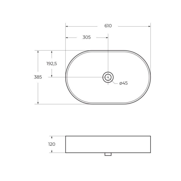 Раковина накладная BelBagno BB1479